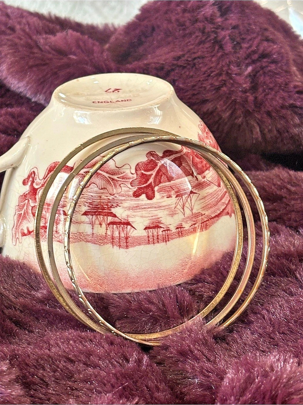 Gold-Tone Bangle Bracelet Set